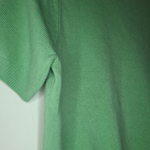 Appleseeds lime green short sleeved sweater - Picture 5 of 5